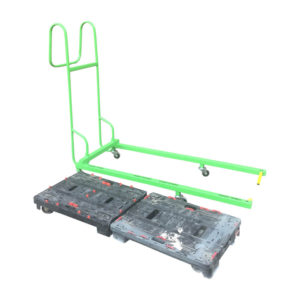 Green Dolly Pusher With Dollies