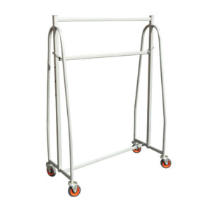 Large Garment Rail With Castor Wheels