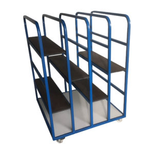 Box Racks Trolley Blue