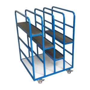 Box Racks Trolley Blue
