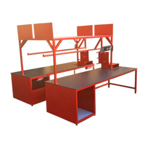 Packing Station With Built In Pegs And Hooks