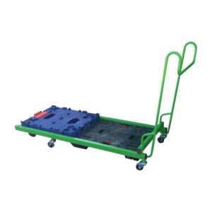 Green Frame Dolly Pusher Trolley