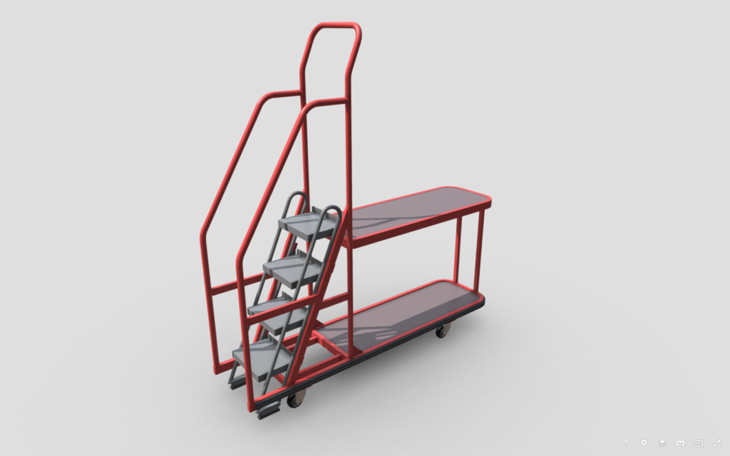 Bespoke Custom Platform & Step Trolleys