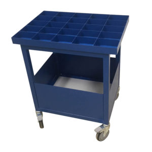 Tray Top Trolley With Dividers