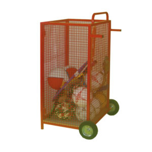 Upright Mesh Sports Trolley