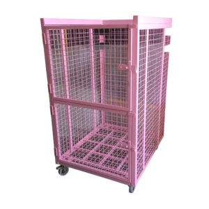 Double Locking Door Security Cage - Closed
