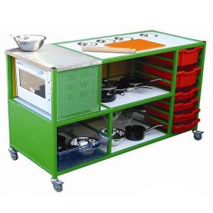Complete Cooking Trolley – Optional Mirrors (1CBND)