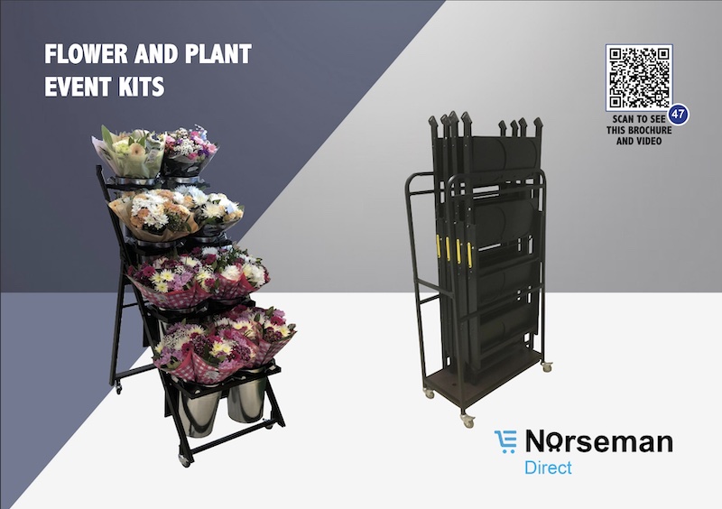 flowers and plant stand event kit