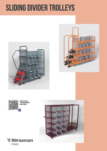 sliding divider trolleys