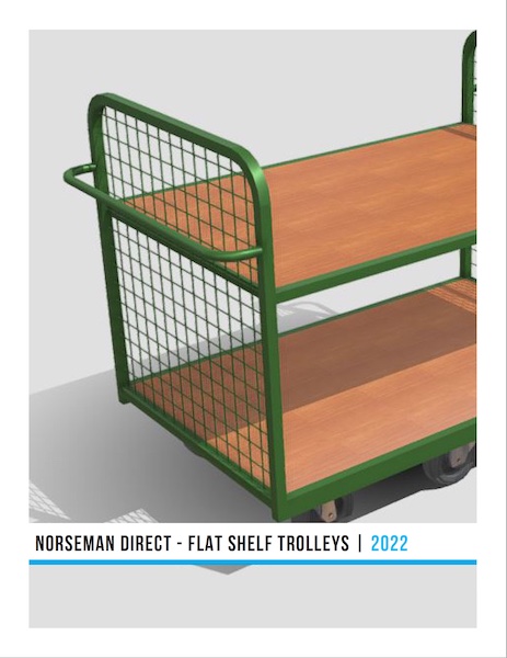 flat shelf trolleys