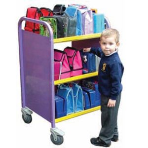 Double Sided 30 Box 3 Tier Aluminium Lunchbox Trolley (3ALB/(3ALBN)