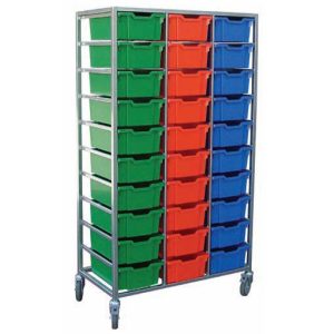 30 Tray Classroom Storage Rack Unit (CLRL4)