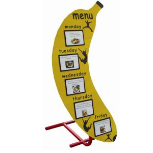 Banana Weekly Menu Board (6MENN)