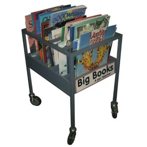Sectioned Box Shelf Big Book Storage Trolley (BBUT6)