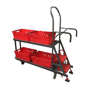 Step Trolley With Two Shelves CD203 (Portfolio Item)