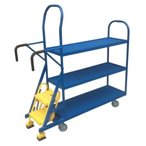 Three Shelf Step Trolley (CD701) (Portfolio Item)