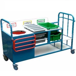 Combi Clearing Trolley With Bin, Cutlery Trays and Rail (20SDJ)
