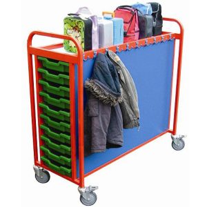 Cloakroom Trolley with Large Capacity Storage (12CFJ)