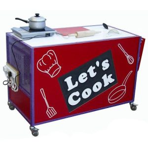 Medium Let’s Cook Trolley with Extending Table (2LGC)