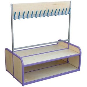 Double Sided Cloakroom Bench (9CVB)