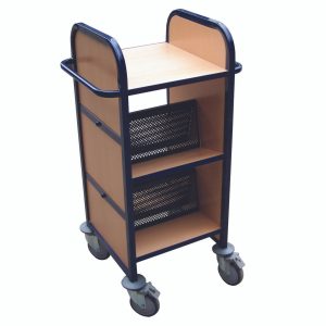Compact Double Sided Desk Side Trolley (AFT13)