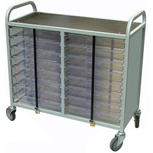 Locking Aluminium Tray Trolley (MLTP16)