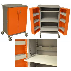 MDS Locking Meds Aluminium Trolley (ALMEDS1)