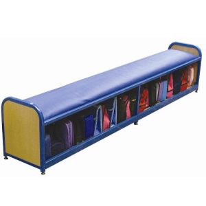Modular Cloakroom Lunchbox Bench (6CVB)