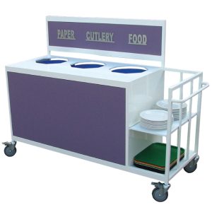 Clearing Trolley With Side Tray Collection (1SECN)