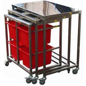 Stainless Steel Nesting Trolley Set (NESW4)
