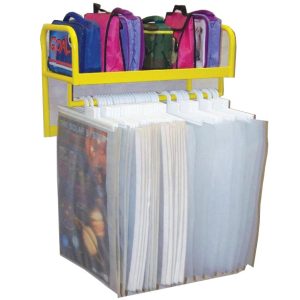 Wall Mounted Large Book Hanging Rack (5HBB)