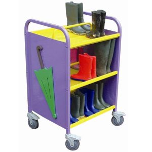 Compact Cloakroom Welly Trolley (1WEL)