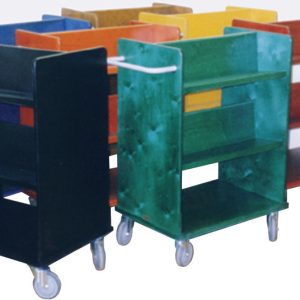 Traditional Solid Wood Book Trolley (ST1)